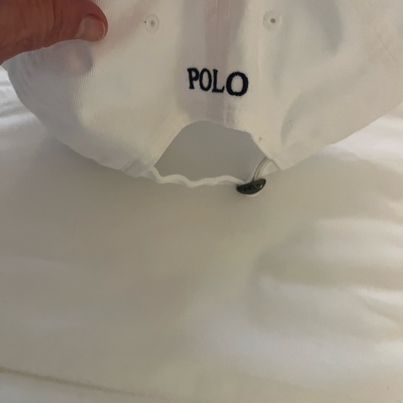 Polo Ralph Lauren White Cap with Logo - Picture 4 of 5